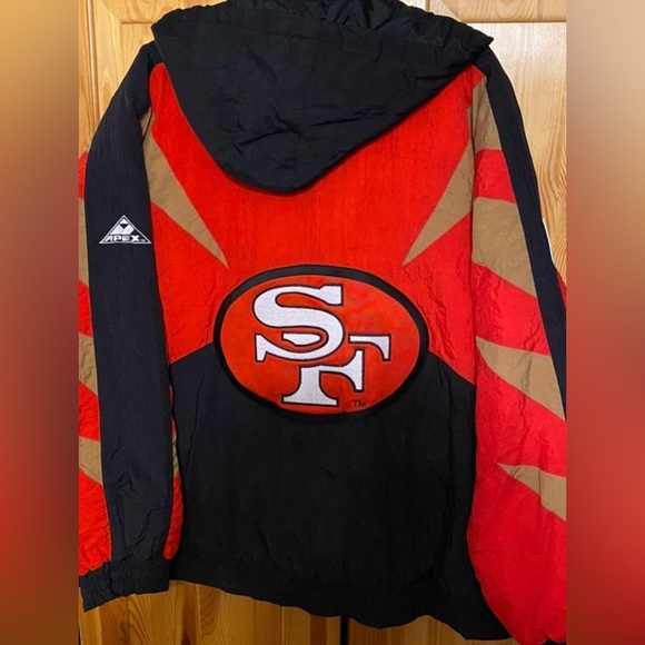 Vintage Apex San Francisco 49ers Jacket Size XL - Picture 2 of 5